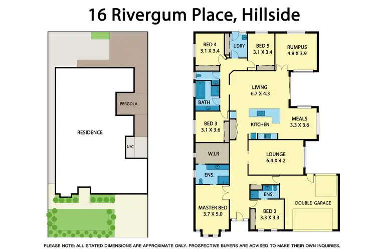 Floorplan of Homely house listing, 16 Rivergum Place, Hillside VIC 3037