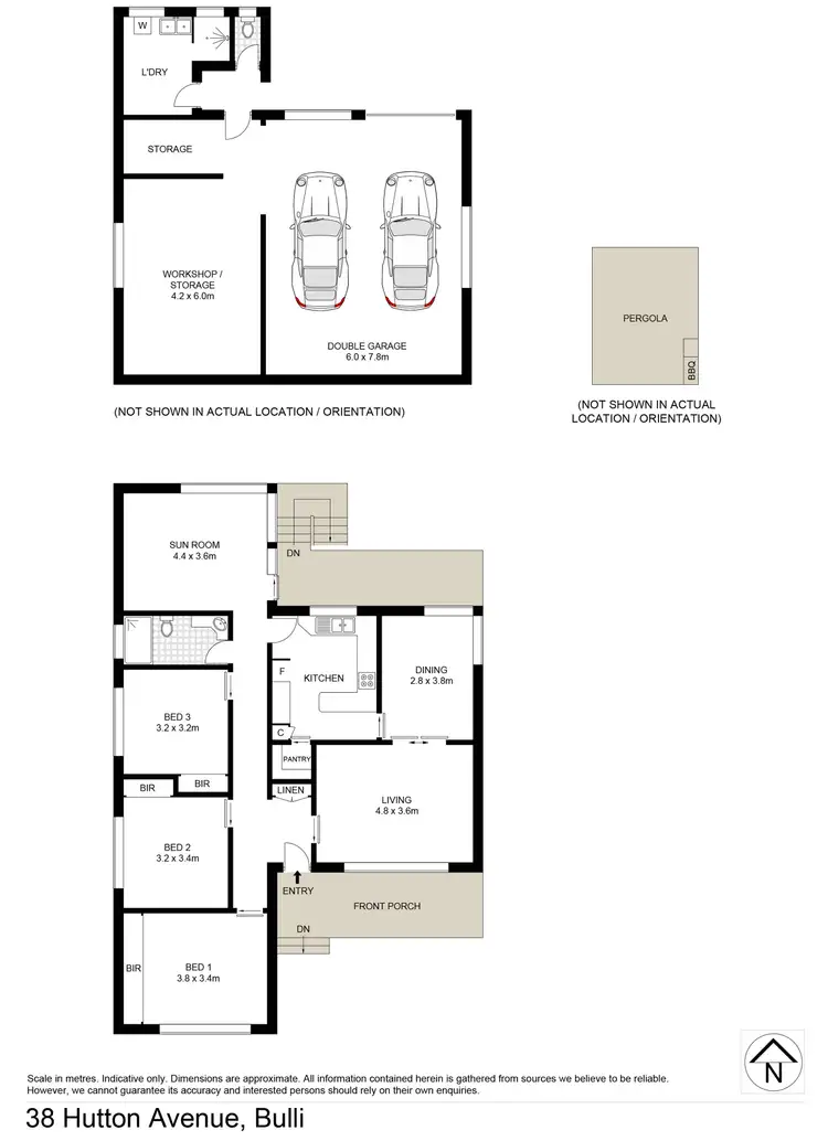 Floorplan of Homely house listing, 38 Hutton Avenue, Bulli NSW 2516