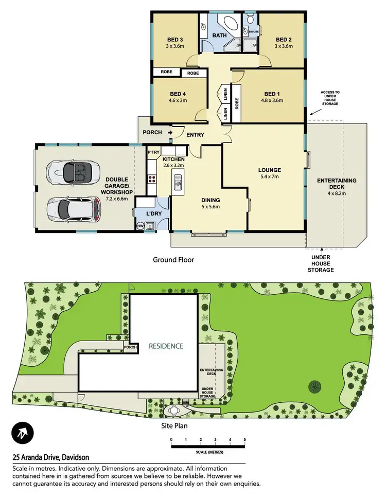 Floorplan of Homely house listing, 25 Aranda Drive, Davidson NSW 2085