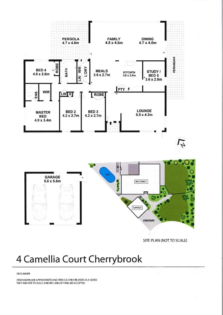 Floorplan of Homely house listing, 4 Camellia Court, Cherrybrook NSW 2126