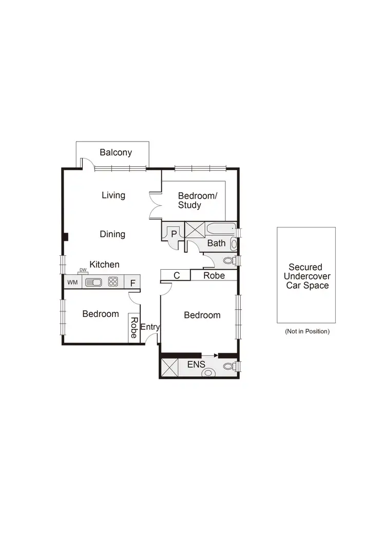 Floorplan of Homely apartment listing, 5/145 Glen Huntly Road, Elwood VIC 3184