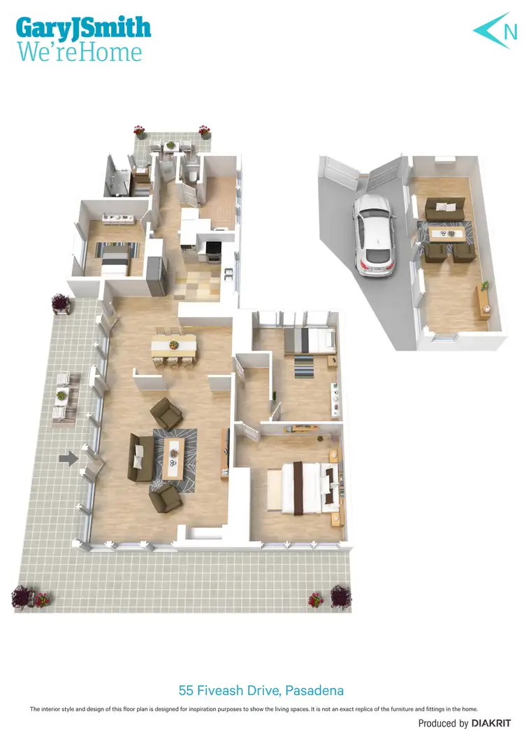 Floorplan of Homely house listing, 55 Fiveash Drive, Pasadena SA 5042