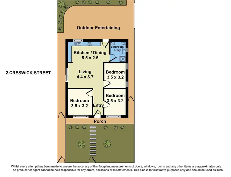 Floorplan of Homely house listing, 2 Creswick Street, Footscray VIC 3011