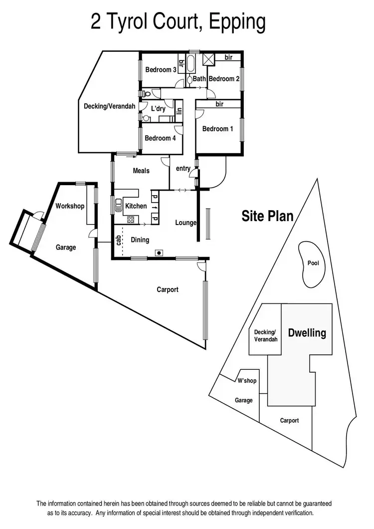 Floorplan of Homely house listing, 2 Tyrol Court, Epping VIC 3076
