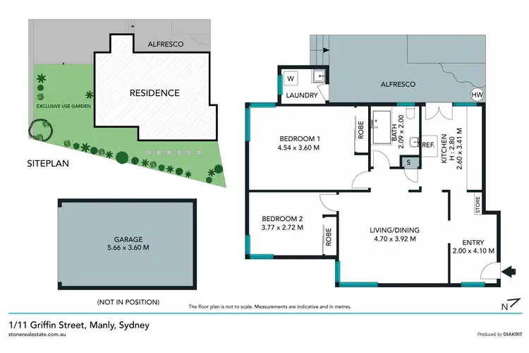 Floorplan of Homely apartment listing, 1/11 Griffin Street, Manly NSW 2095