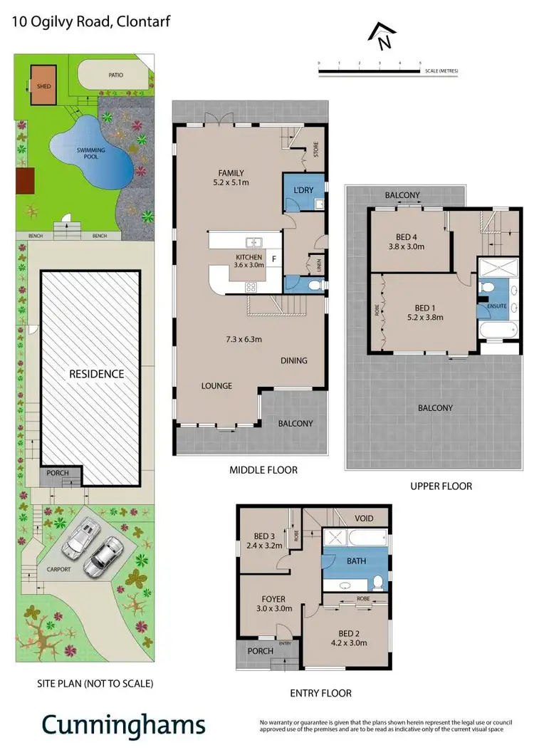 Floorplan of Homely house listing, 10 Ogilvy Road, Clontarf NSW 2093