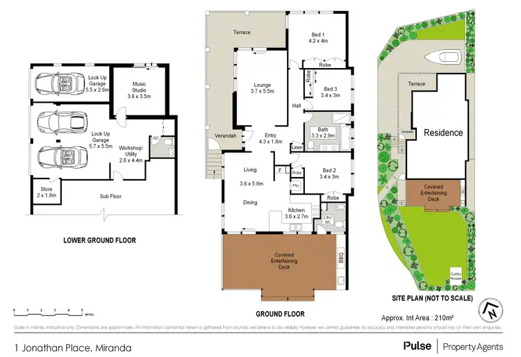 Floorplan of Homely house listing, 1 Jonathan Place, Miranda NSW 2228