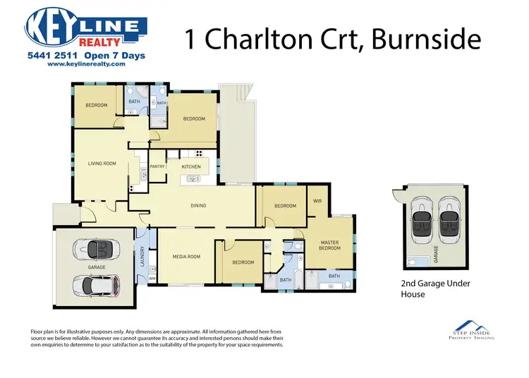 Floorplan of Homely semi-detached listing, 1 Charlton Court, Burnside QLD 4560
