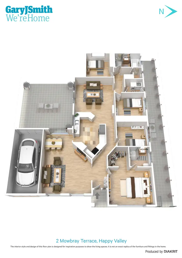 Floorplan of Homely house listing, 2 Mowbray Terrace, Happy Valley SA 5159