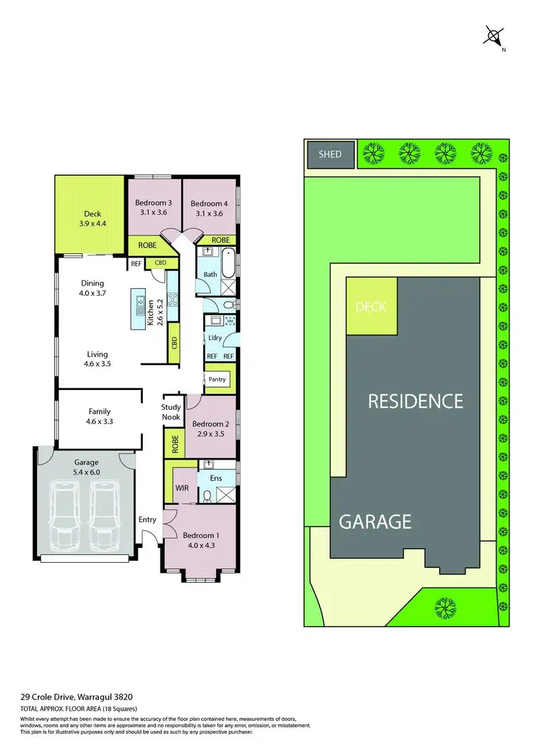 Floorplan of Homely house listing, 29 Crole Drive, Warragul VIC 3820