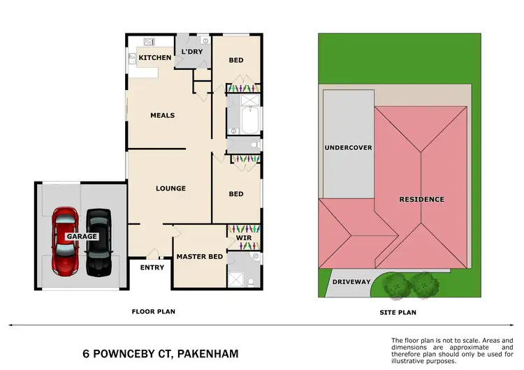 Floorplan of Homely house listing, 6 Pownceby Court, Pakenham VIC 3810