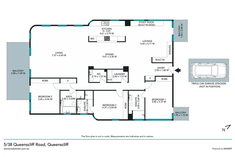 Floorplan of Homely apartment listing, 5/38 Queenscliff Road, Queenscliff NSW 2096