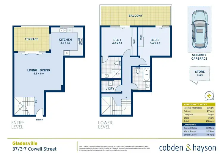 Floorplan of Homely apartment listing, 37/3-7 Cowell Street, Gladesville NSW 2111