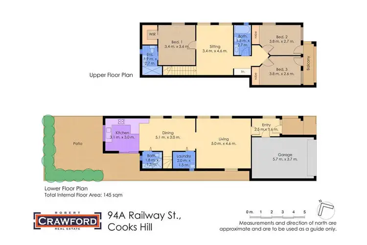 Floorplan of Homely house listing, 94a Railway Street, Cooks Hill NSW 2300