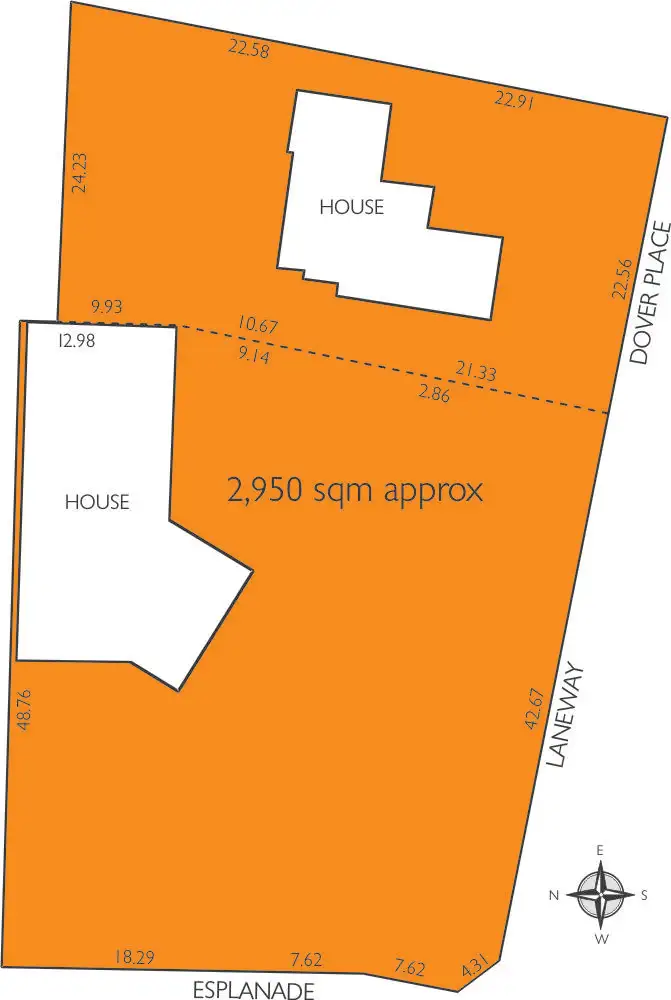 Floorplan of Homely land listing, 19-20 Esplanade, Christies Beach SA 5165