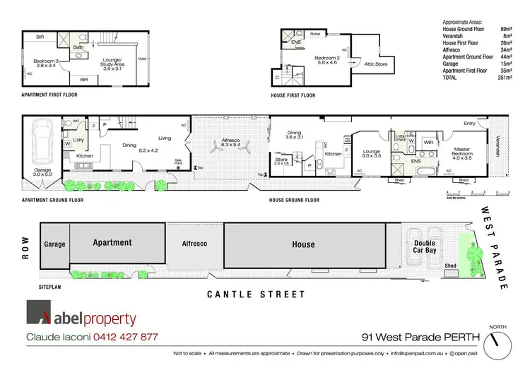 Floorplan of Homely house listing, 91 West Parade, Perth WA 6000