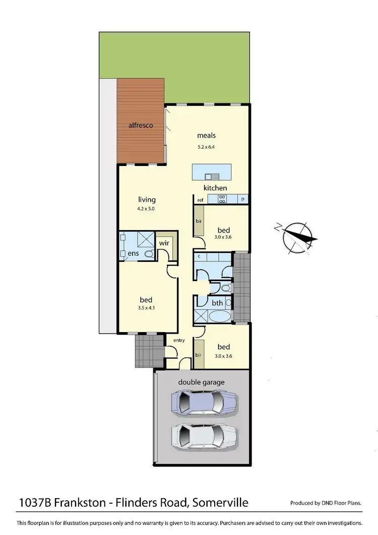 Floorplan of Homely unit listing, 1037b Frankston-Flinders Road, Somerville VIC 3912