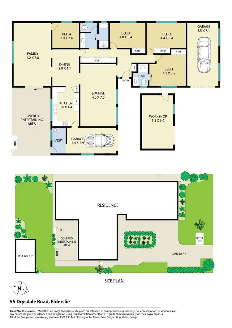 Floorplan of Homely house listing, 55 Drysdale Road, Elderslie NSW 2570