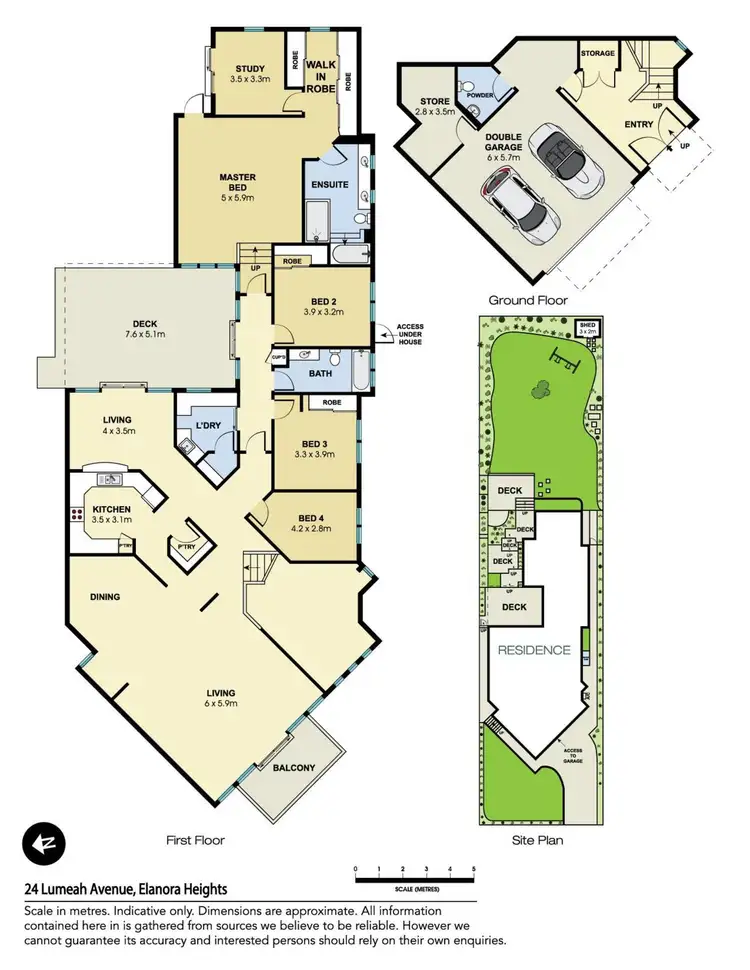 Floorplan of Homely house listing, 24 Lumeah Avenue, Elanora Heights NSW 2101