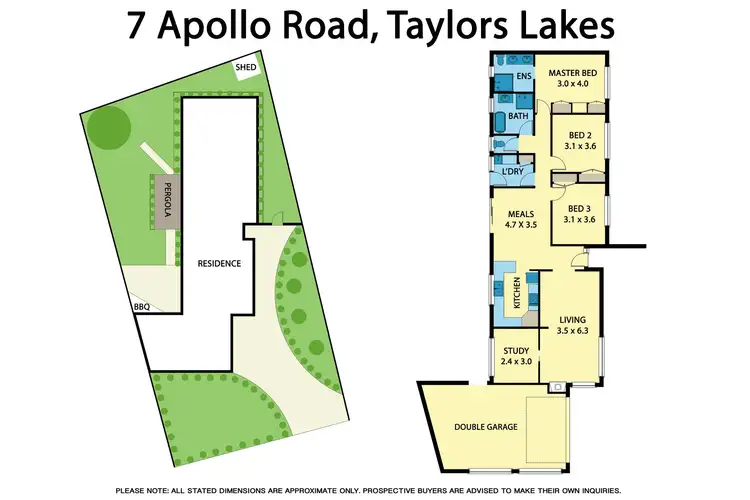 Floorplan of Homely house listing, 7 Apollo Road, Taylors Lakes VIC 3038