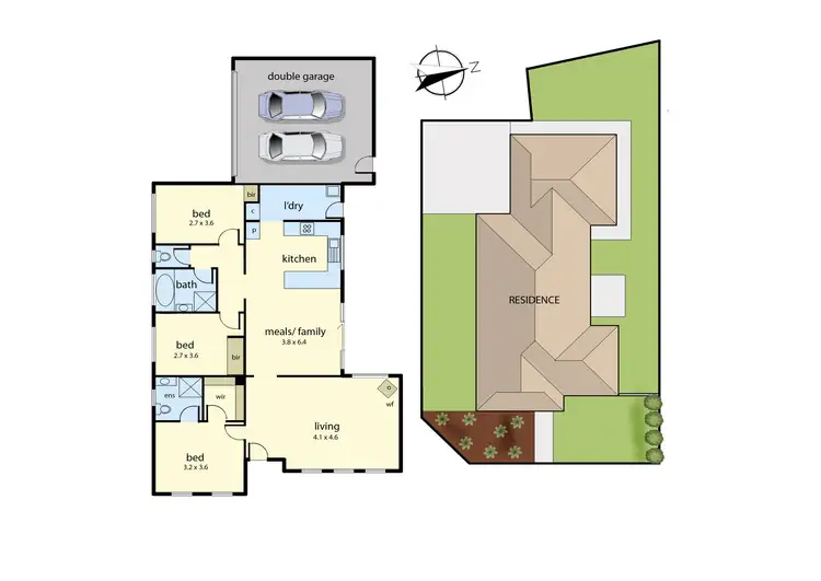 Floorplan of Homely house listing, 47 Domain Drive, Berwick VIC 3806