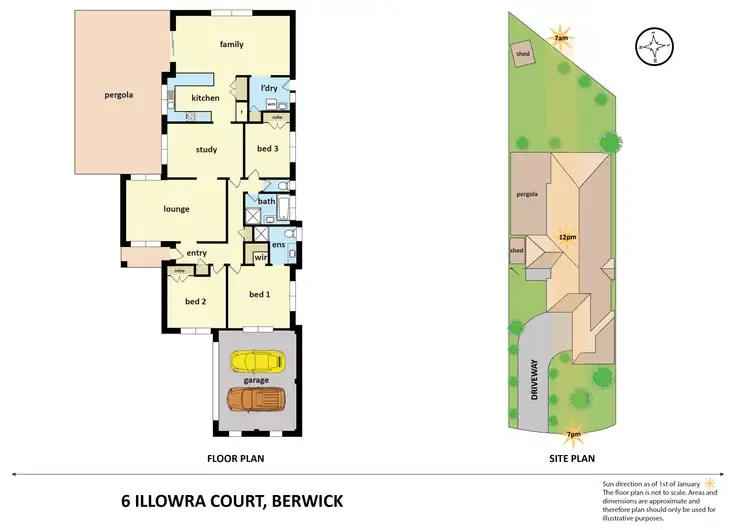 Floorplan of Homely house listing, 6 Illowra Court, Berwick VIC 3806