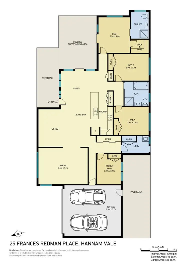 Floorplan of Homely rural property listing, 25 Francis Redman Place, Hannam Vale NSW 2443