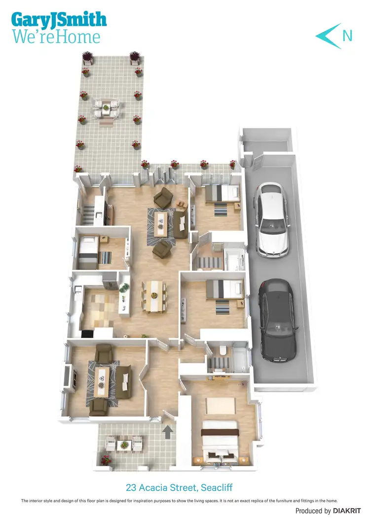 Floorplan of Homely house listing, 23 Acacia Street, Seacliff SA 5049