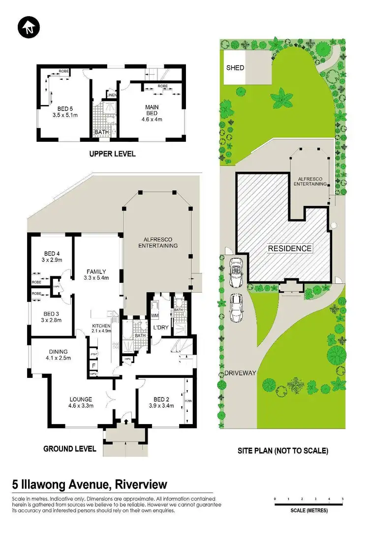 Floorplan of Homely house listing, 5 Illawong Avenue, Riverview NSW 2066