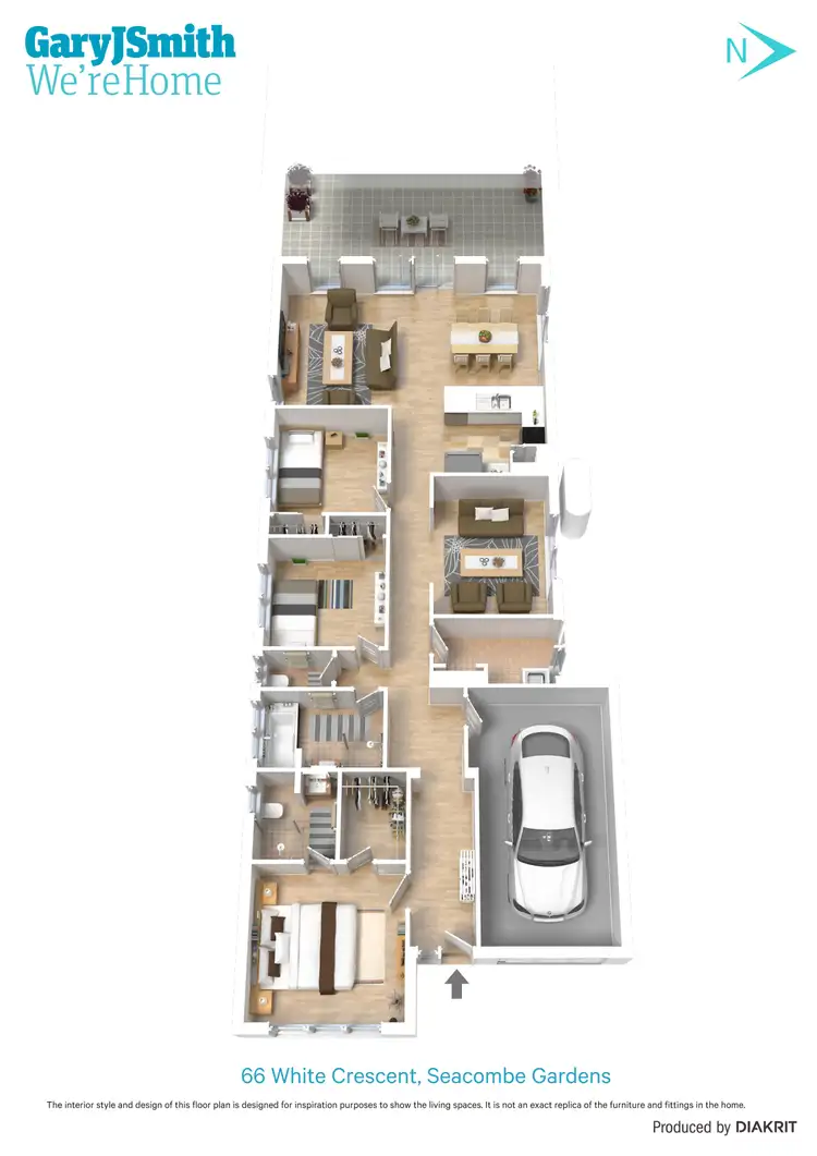 Floorplan of Homely house listing, 66 White Crescent, Seacombe Gardens SA 5047