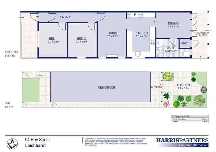 Floorplan of Homely house listing, 94 Hay Street, Leichhardt NSW 2040