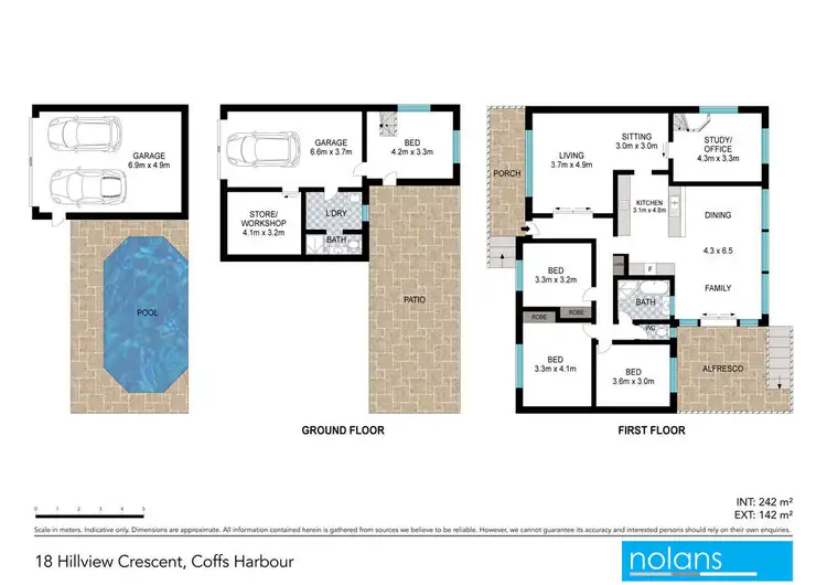 Floorplan of Homely house listing, 18 Hillview Crescent, Coffs Harbour NSW 2450