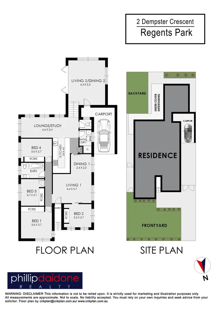 Floorplan of Homely house listing, 2 Dempster Crescent, Regents Park NSW 2143