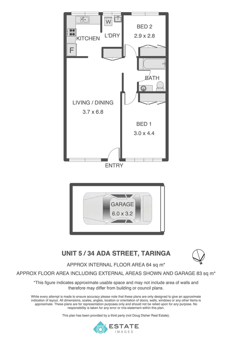 Floorplan of Homely unit listing, 5/34 Ada Street, Taringa QLD 4068