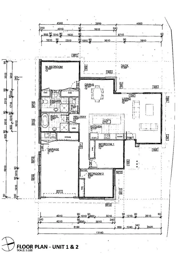 Floorplan of Homely unit listing, 2 Mason Place, Shearwater TAS 7307