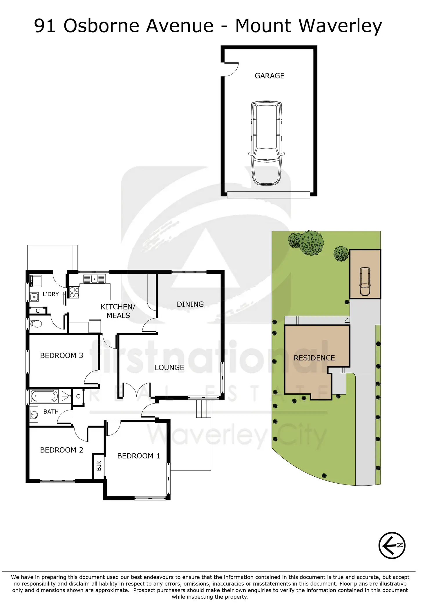 Floorplan of Homely house listing, 91 Osborne Avenue, Mount Waverley VIC 3149