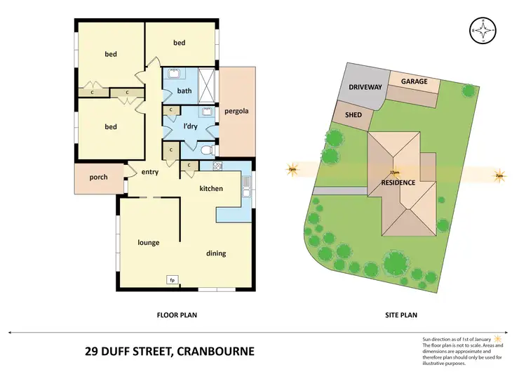 Floorplan of Homely house listing, 29 Duff Street, Cranbourne VIC 3977
