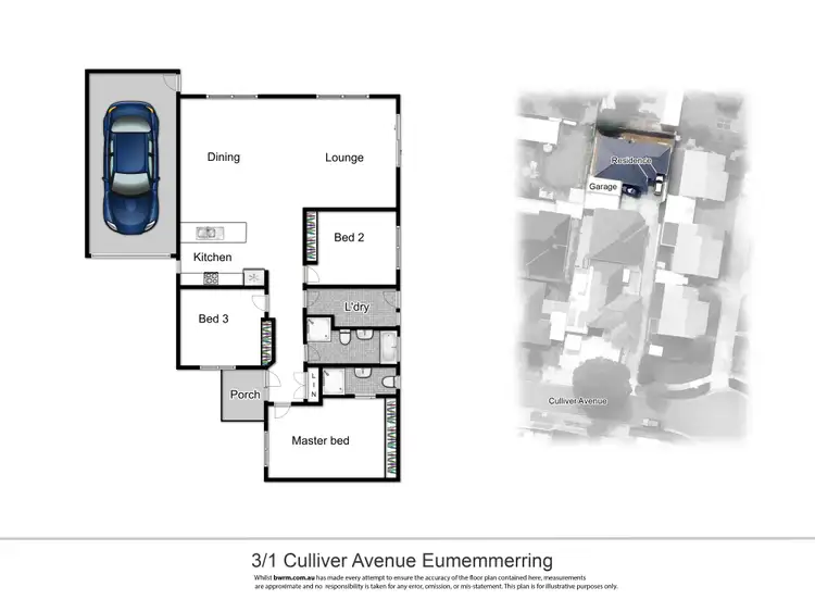 Floorplan of Homely unit listing, 3/1 Culliver Avenue, Eumemmerring VIC 3177
