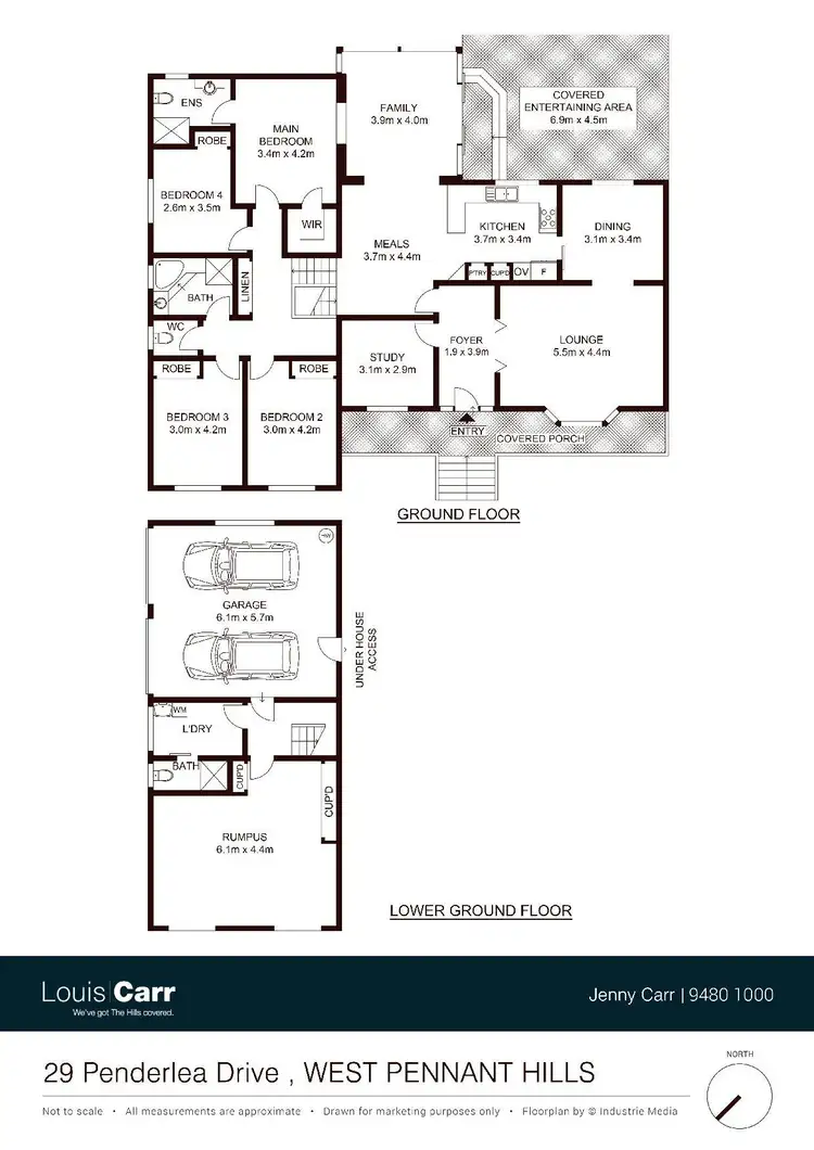 Floorplan of Homely house listing, 29 Penderlea Drive, West Pennant Hills NSW 2125