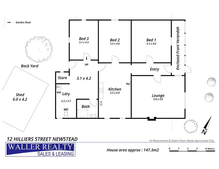 Floorplan of Homely house listing, 12 Hilliers Street, Newstead VIC 3462