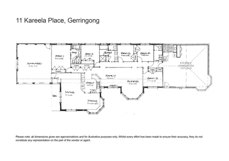 Floorplan of Homely house listing, 11 Kareela Place, Gerringong NSW 2534