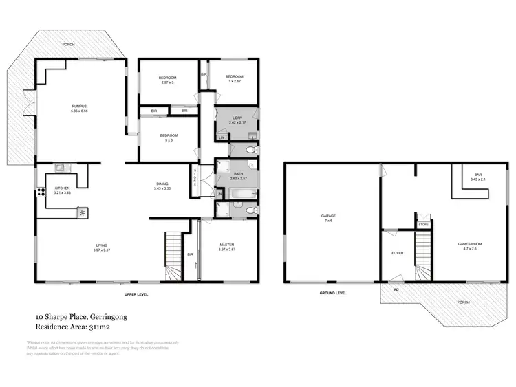 Floorplan of Homely house listing, 10 Sharpe Place, Gerringong NSW 2534