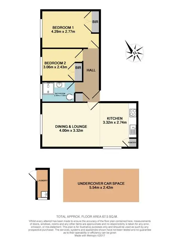 Floorplan of Homely unit listing, 9/86 Oxley Avenue, Kiama Downs NSW 2533