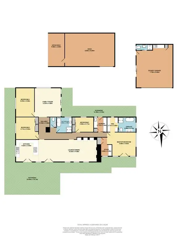 Floorplan of Homely house listing, 183 Minnamurra Falls Road, Jamberoo NSW 2533