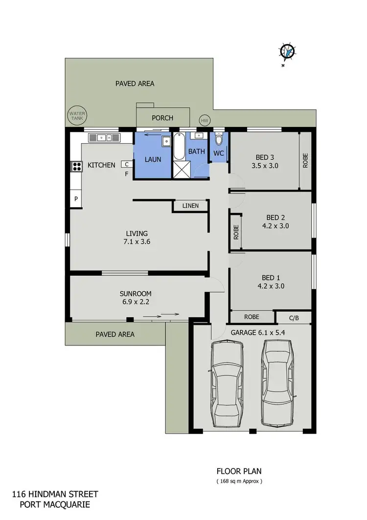 Floorplan of Homely house listing, 116 Hindman Street, Port Macquarie NSW 2444