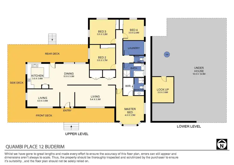 Floorplan of Homely house listing, 16 Quambi Place, Buderim QLD 4556
