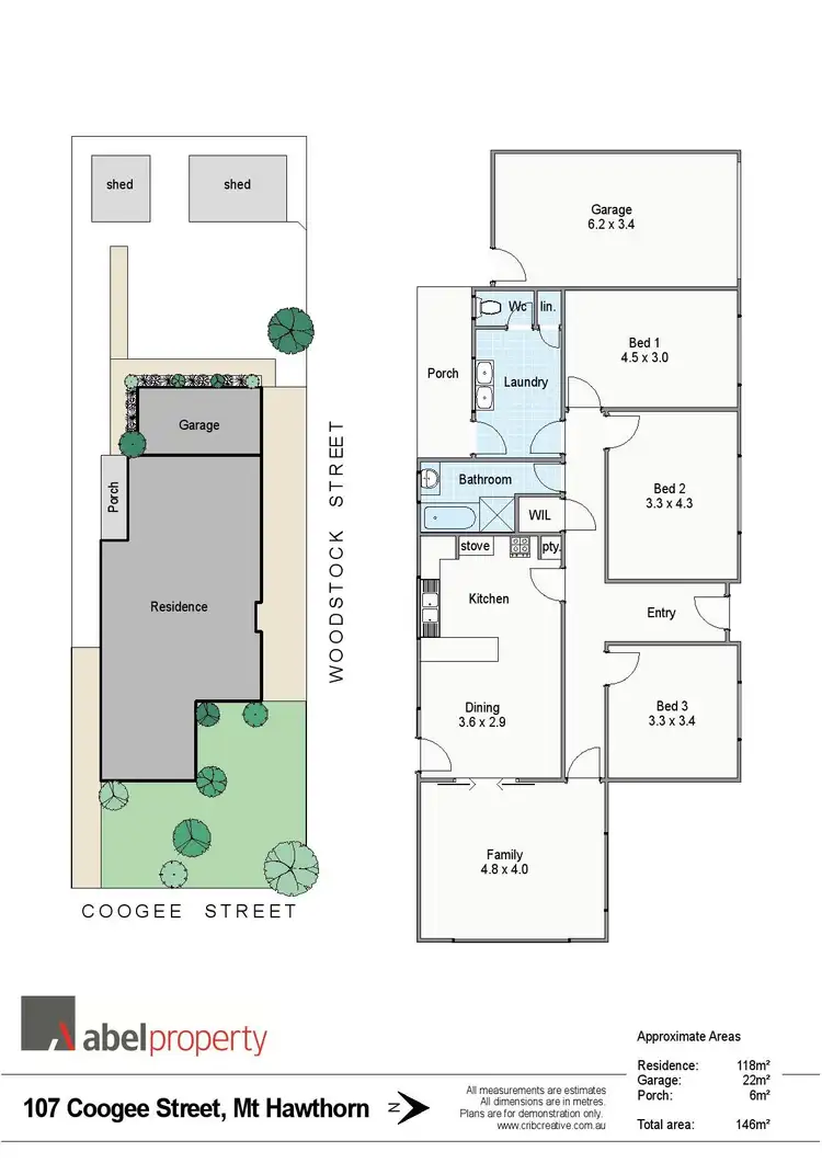 Floorplan of Homely house listing, 107 Coogee Street, Mount Hawthorn WA 6016