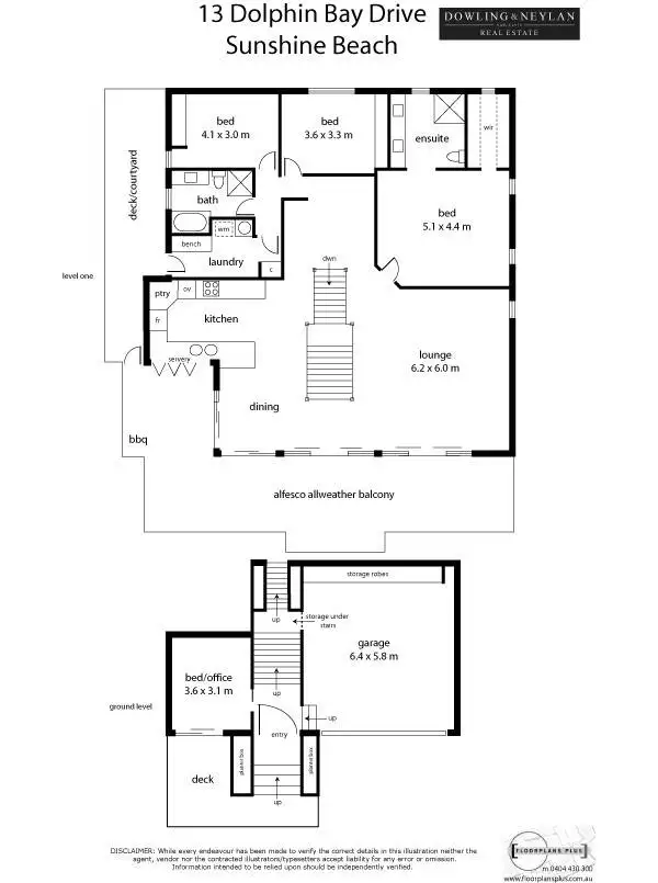 Floorplan of Homely house listing, 13 Dolphin Bay Drive, Sunshine Beach QLD 4567