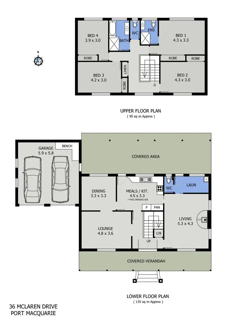 Floorplan of Homely house listing, 36 McLaren Drive, Port Macquarie NSW 2444
