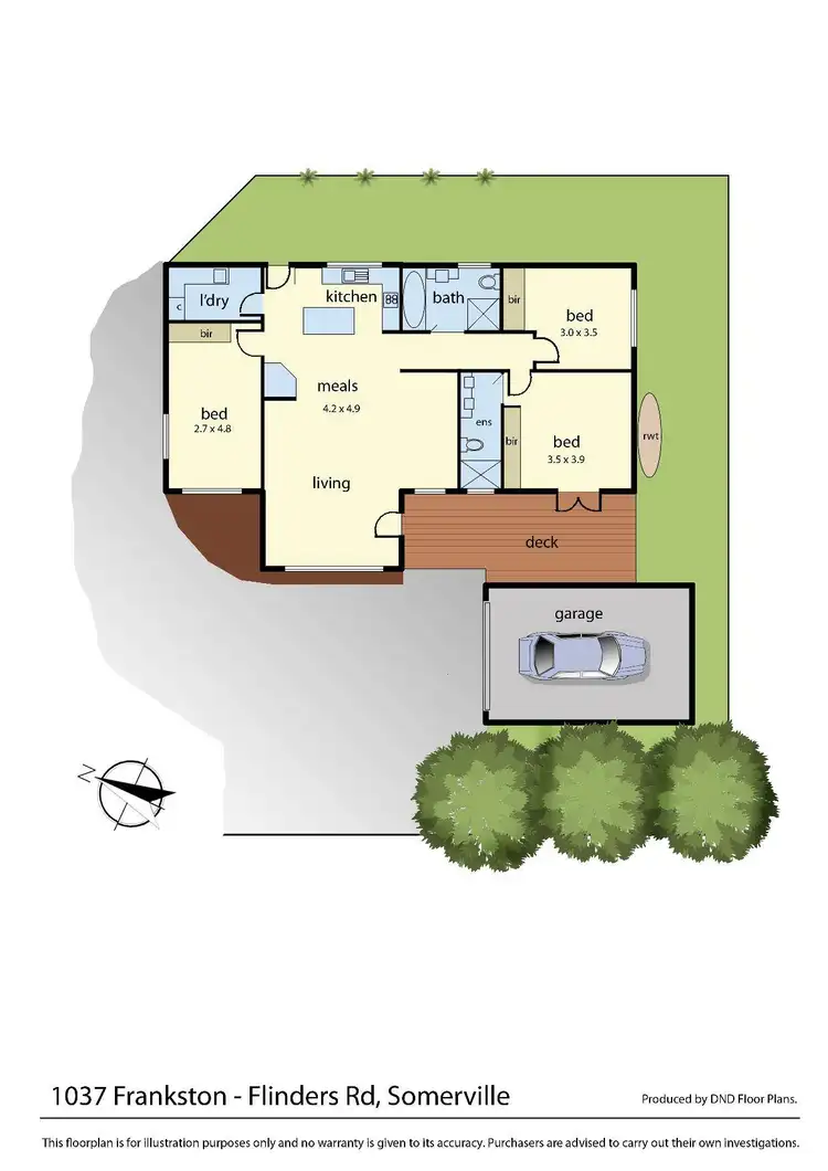 Floorplan of Homely unit listing, 1037 Frankston - Flinders Road, Somerville VIC 3912
